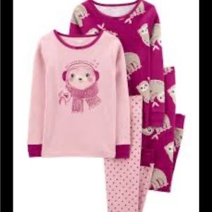 Carters pajamas for girls size 12/14